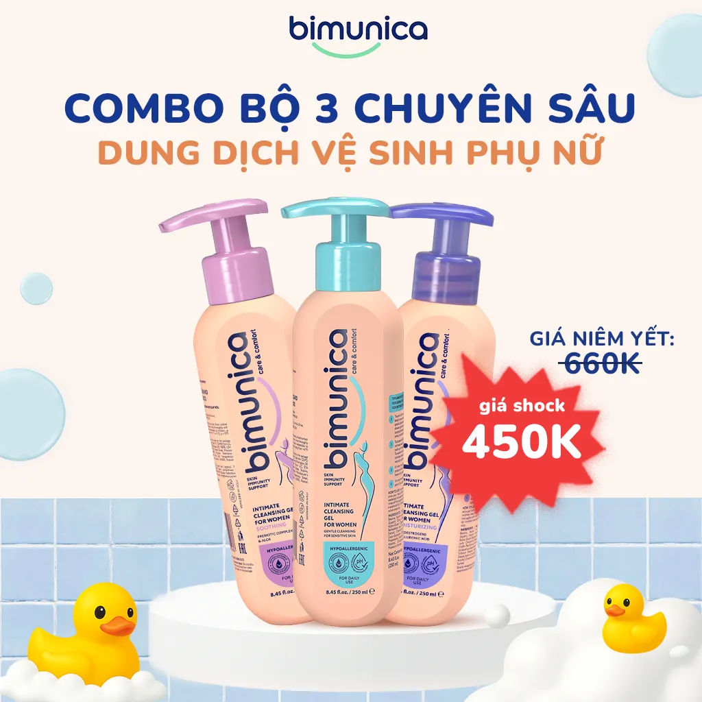 1. Bộ 3 chuyên sâu 1. Bo 3 chuyen sau 2 Dung dịch vệ sinh phụ nữ