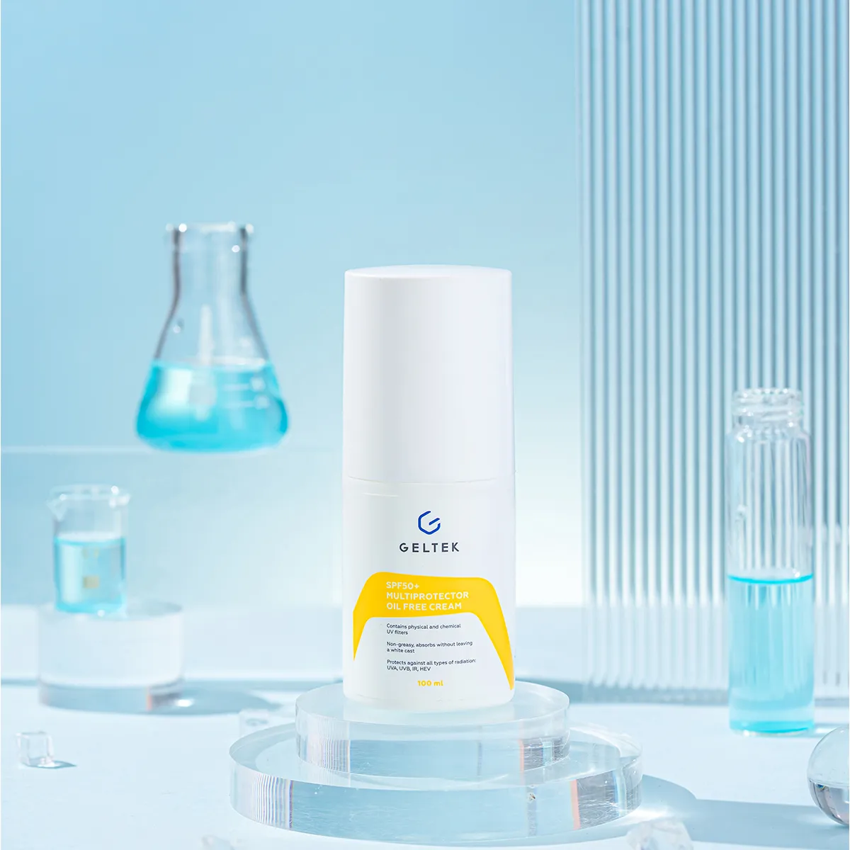 Kem chống nắng SPF50+ Kem chong nang SPF50 Geltek