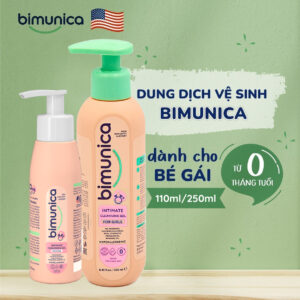 Combo Nan Nga số 3 (800g) & Dung dịch vệ sinh bé gái Bimunica (250ml) 6 dung dich ve sinh be gai bimunica 6 Dung dịch vệ sinh bé gái