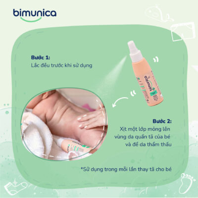 Xịt Chống Hăm Tã Bimunica 8 Xit chong ham ta 05