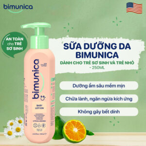 Sữa Dưỡng Da Bimunica Dành Cho Trẻ Sơ Sinh Và Trẻ Nhỏ – 250 Ml