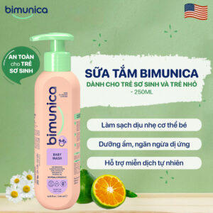 Sữa Tắm Bimunica Dành Cho Trẻ Sơ Sinh Và Trẻ Nhỏ – 250 Ml