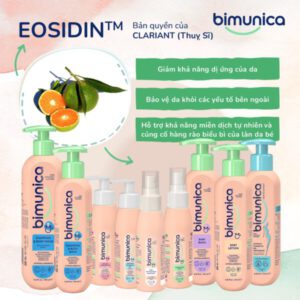Sữa Dưỡng Da Bimunica Dành Cho Trẻ Sơ Sinh Và Trẻ Nhỏ – 250 Ml 3 eosidin 1 dưỡng da