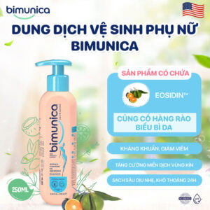Dung Dịch Vệ Sinh Phụ Nữ Bimunica (Chăm Sóc Hàng Ngày) - 250 Ml