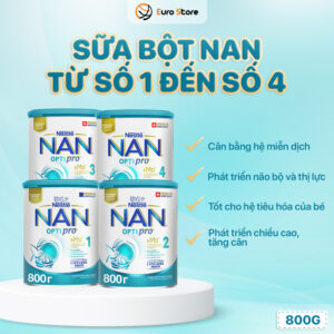 ( NAN MÓP NHẸ ) Sữa Bột Nan Nga Số 1,2,3,4 – 800g ( Dành cho bé từ 0 - trên 18 tháng tuổi) ))