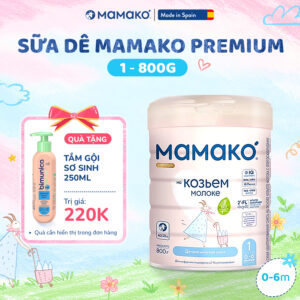 Sữa Dê Công Thức MAMAKO Premium Số 1 - 800g | EuroStore
