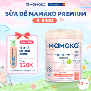 Sữa Dê Công Thức MAMAKO Premium Nga Euro Store Số 3 - 800g