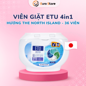 Viên Giặt ETU 4 IN1 Hương The North Island – 36 viên (Dòng Thơm mát)