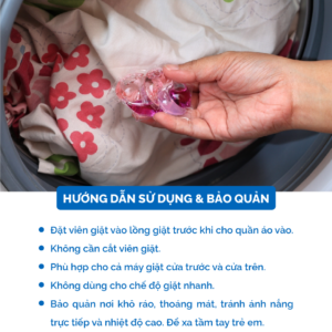 Viên Giặt ETU 4 IN1 Hương The North Island – 36 viên (Dòng Thơm mát) 4 11 2 viện giặt