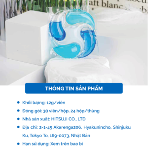 Viên Giặt ETU 5IN1 Hương The North Island Premium – 30 viên (Dòng Premium) 6 13 off viện giặt