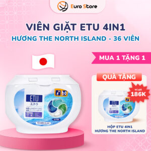Viên Giặt ETU 4 IN1 Hương The North Island – 36 viên (Dòng Thơm mát)