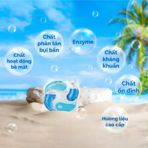 Viên Giặt ETU 5IN1 Hương The North Island Premium – 30 viên (Dòng Premium) 2 ETU Premium Cong dung VUONG viện giặt
