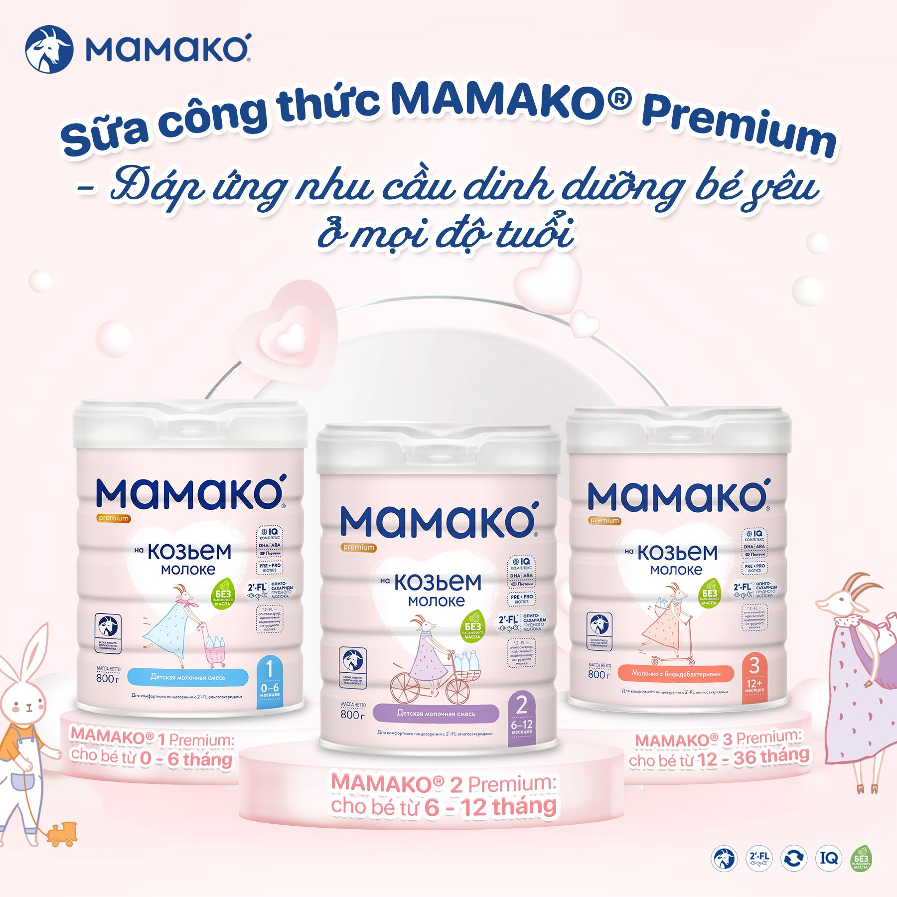 Sữa công thức Mamako Premium