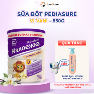 Sữa bột Pediasure Nga (850g) - Vị Vani (Dành cho bé từ 1-10 tuổi)