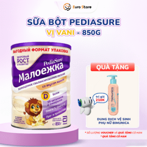 Sữa bột Pediasure Nga (850g) - Vị Vani (Dành cho bé từ 1-10 tuổi)