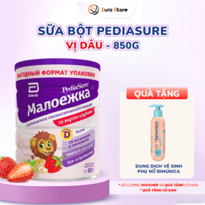 Sữa Bột Pediasure Nga (850g) - Vị Dâu (Dành Cho Bé Từ 1 - 10 Tuổi)