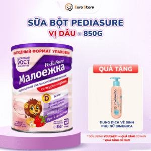 Sữa Bột Pediasure Nga (850g) - Vị Dâu (Dành Cho Bé Từ 1 - 10 Tuổi)