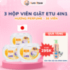 Combo 3 Hộp Viên Giặt ETU 4 IN1 Hương Perfume – 36 viên (Dòng Dịu nhẹ)