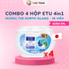 Combo 4 Hộp Viên Giặt ETU 4 IN1 Hương The North Island – 36 viên (Dòng Thơm mát)