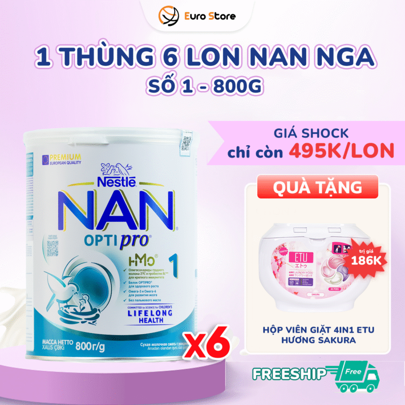 Top Sữa Công Thức Tốt Nhất 2025: Giúp Bé Tăng Cân, Tiêu Hóa Khỏe, Gần Giống Sữa Mẹ 4 Sữa công thức tăng cân, tiêu hóa tốt Nan Nga cho bé