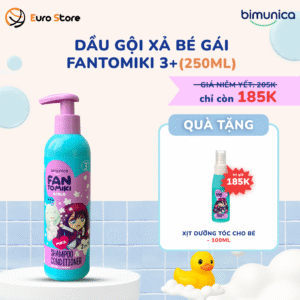 Trang Chủ 111 Dầu gội xả Bimunica FantoMiki dành cho bé từ tuổi 3+ (250ml)