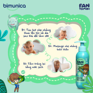 tam be trai f 5 Sữa tắm gội