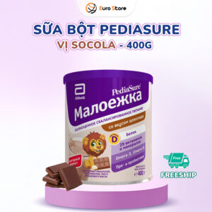 Sữa bột Pediasure Nga (400g) - Vị Socola (Dành cho bé từ 1-10 tuổi)