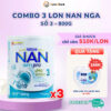 Combo 3 lon Sữa Bột Nan Nga Số 3 – 800g (Dành Cho Bé Từ 12 - 18 Tháng Tuổi)