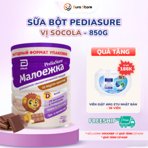 Sữa bột Pediasure Nga (850g) - Vị Socola (Dành cho bé từ 1-10 tuổi)