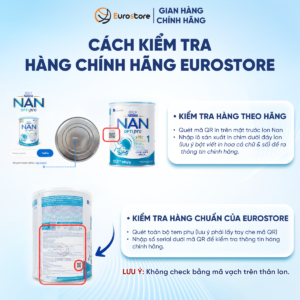 8. Cach check hang that gia Sữa bột