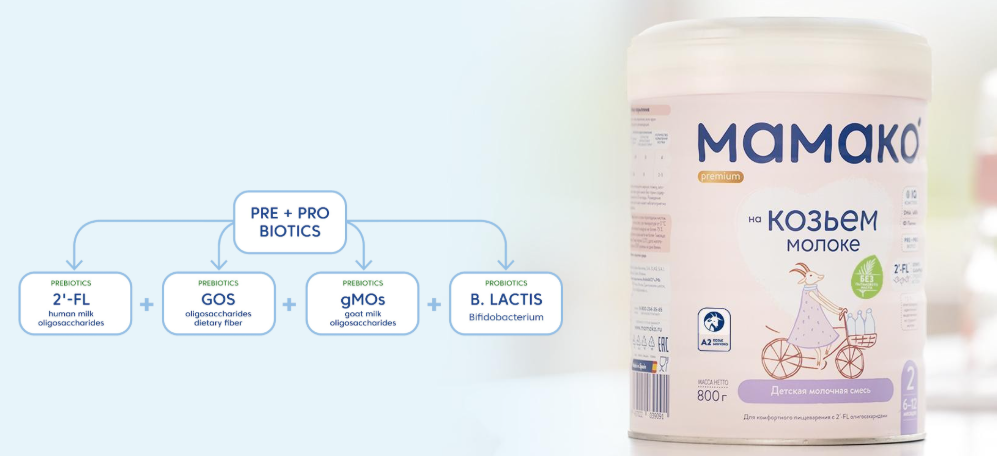 probio sua de mamako Sữa dê Mamako