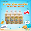1 Thùng 4 Lốc Sữa Chua Uống Men Sống YoyiC (32 chai) - Chai 130ml - Vị Cam